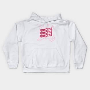 Peach Princess Kids Hoodie